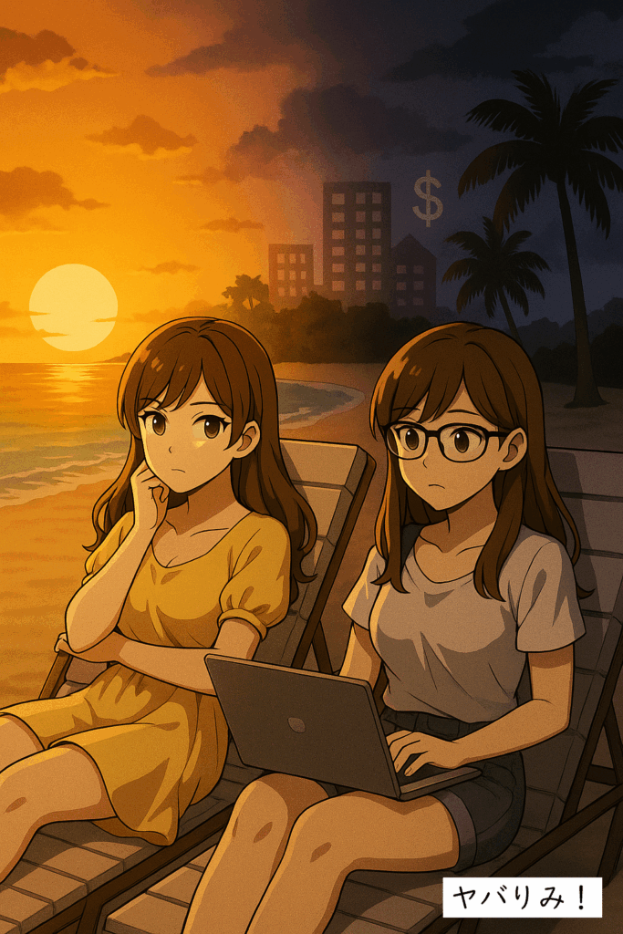 改めてタックスヘイブンについて学ぶリコとルミの姉妹