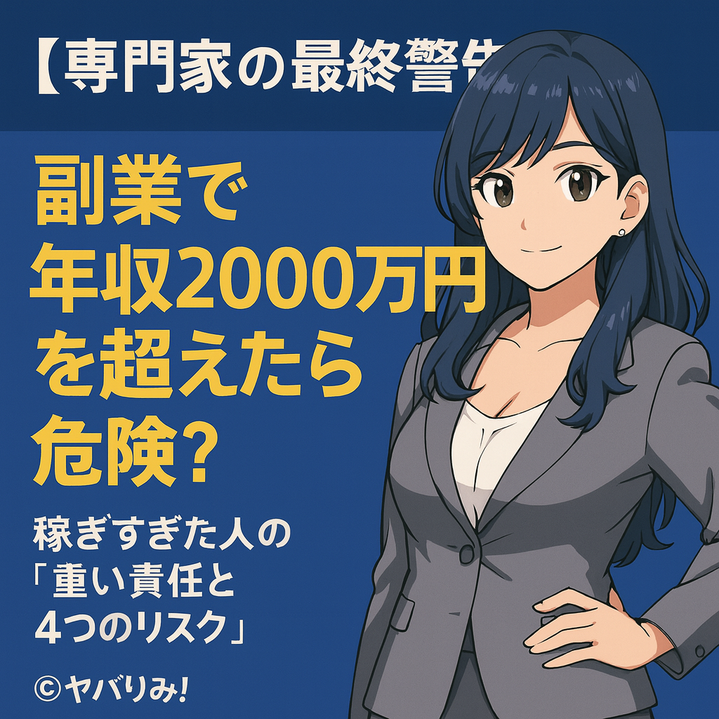リコが語る年収2000万越えのリスクと対処法