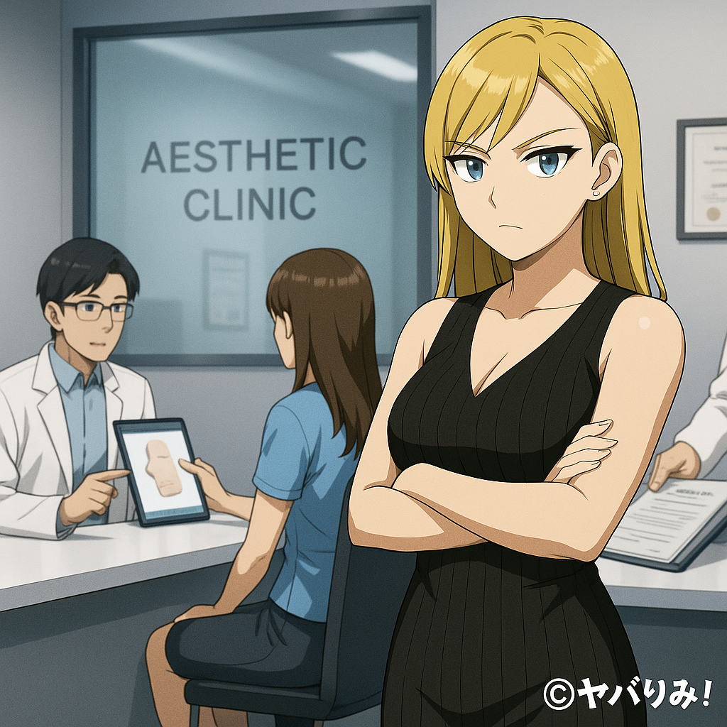 美容整形の問題点を想起するナジカ