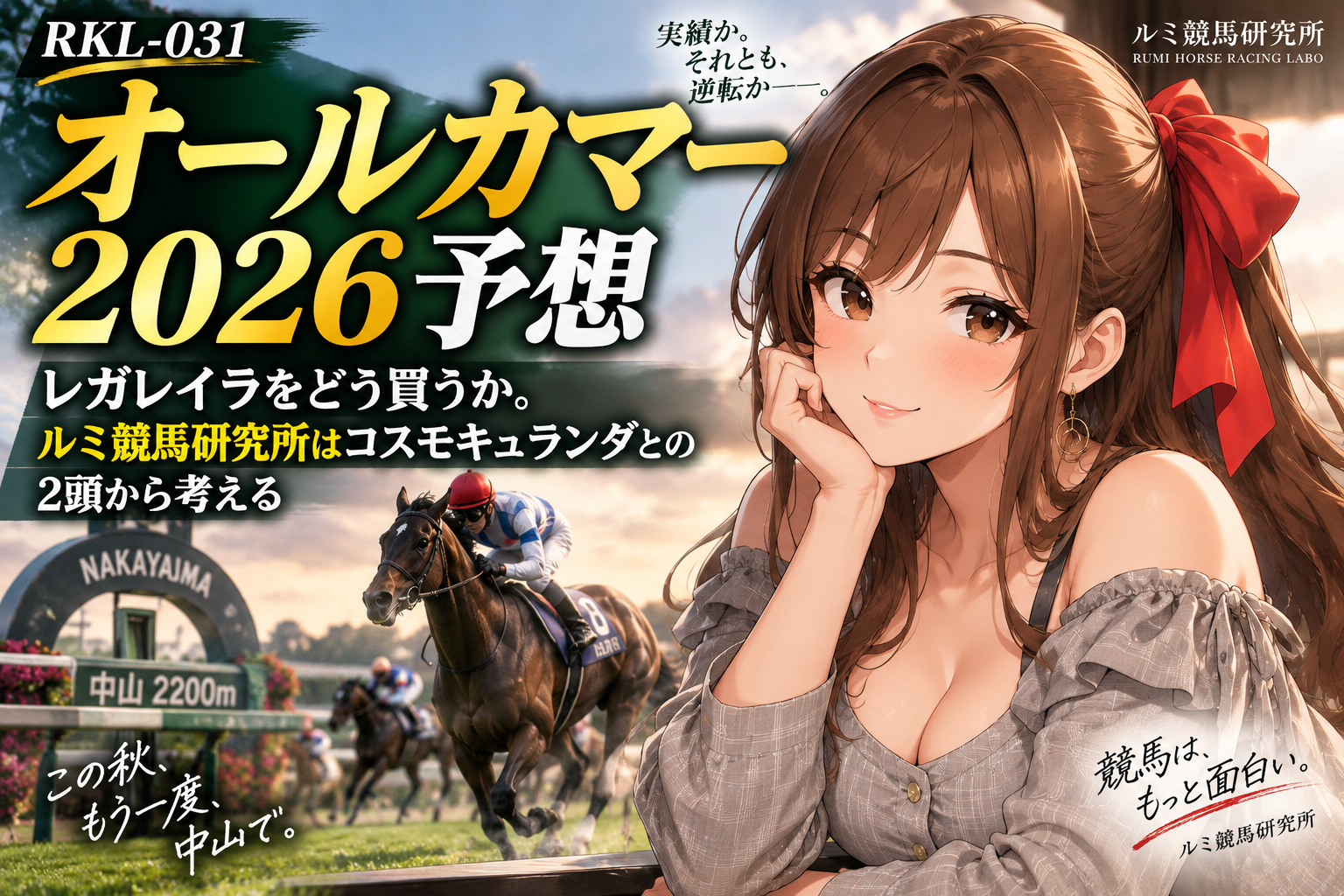 RKL-031|オールカマー2026予想――レガレイラをどう買うか。ルミ競馬研究所はコスモキュランダとの2頭から考える