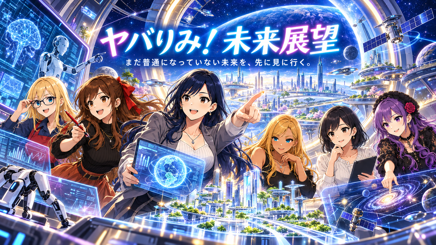 量子空間と未来都市を探究するヤバりみ！編集部6人｜ヤバりみ！未来展望