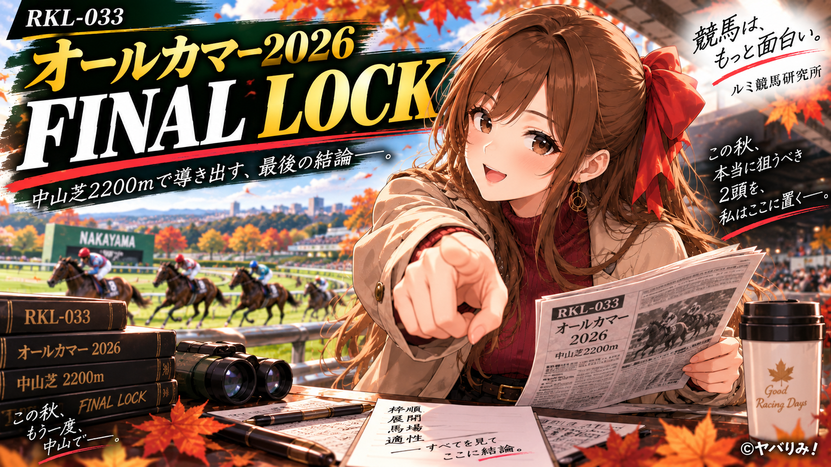 RKL-033|オールカマー2026 FINAL LOCK――◎7レガレイラ。○9コスモキュランダ、最後はこの2頭から買う