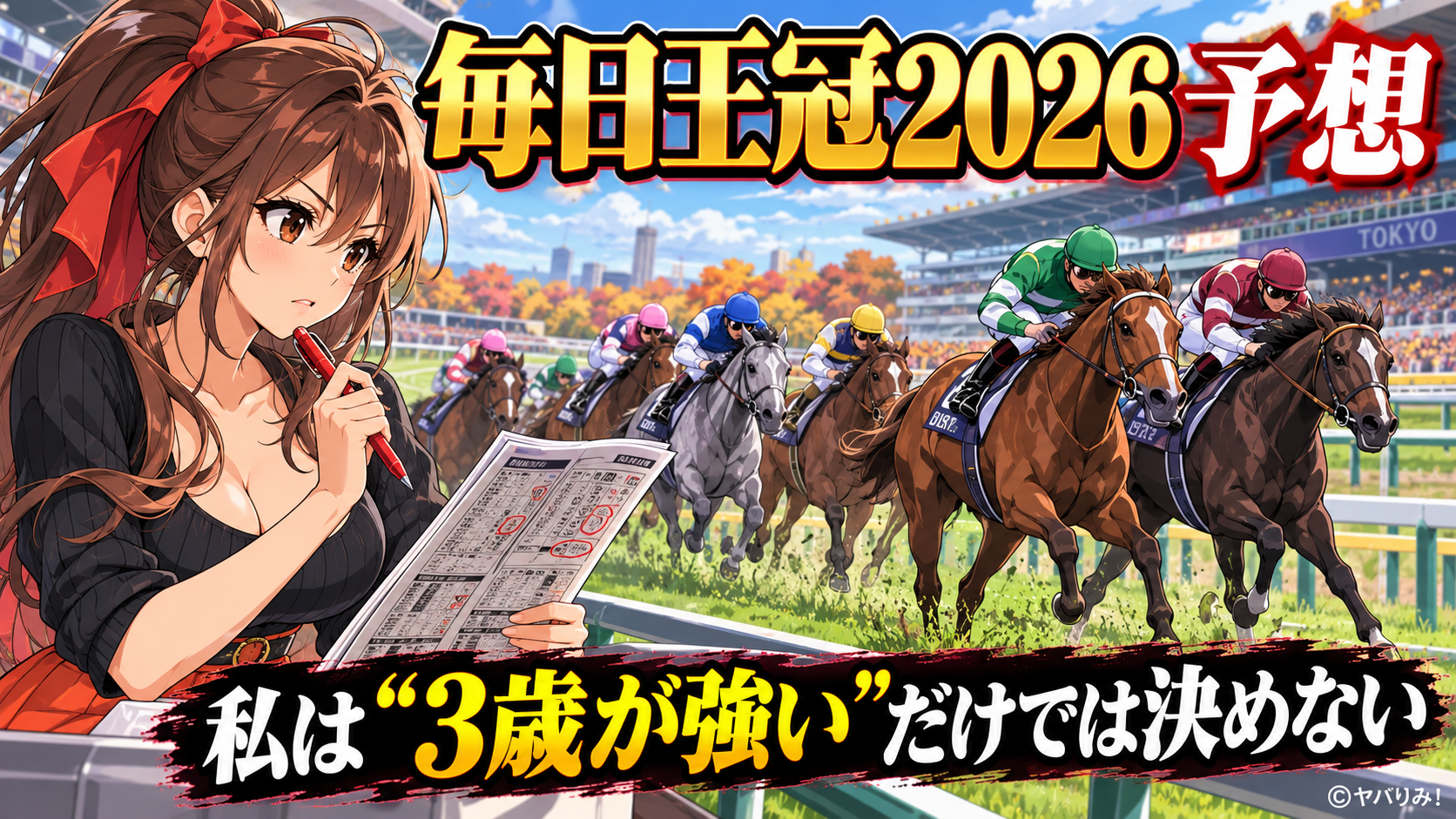 RKL-038|毎日王冠2026予想――私は「3歳が強い」だけでは決めない